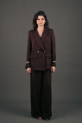 Brown luxe suit